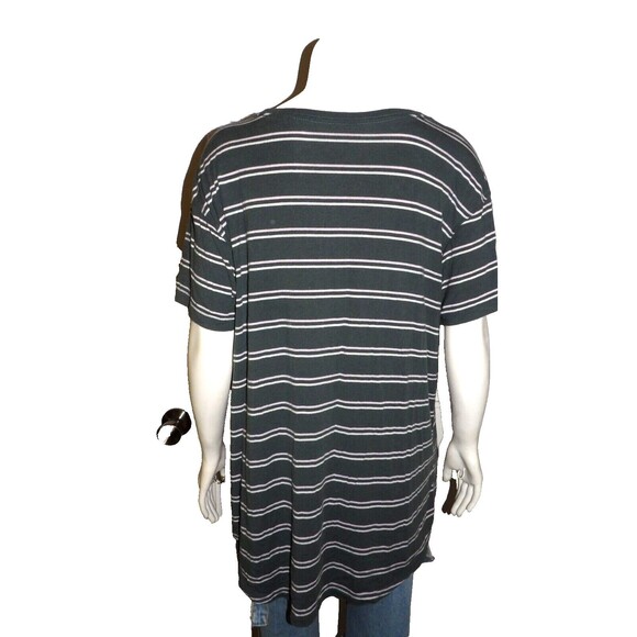 American Eagle Outfitters Oversized Soft Sexy T-Shirt Striped Small Grunge READ - Picture 4 of 16